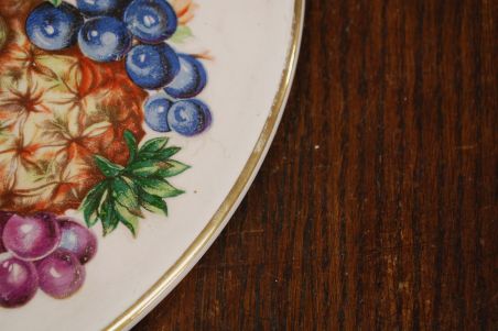 (n-7630) Ironstone Ware, Eagle Brand, puuviljadega tordialus