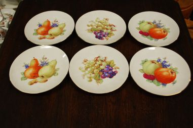 (n-7632) Bavaria Schumann F, puuviljadega taldrikud, 6tk