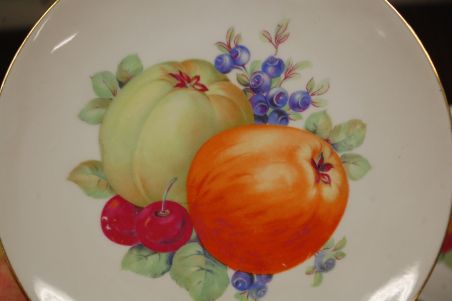 (n-7632) Bavaria Schumann F, puuviljadega taldrikud, 6tk