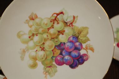 (n-7632) Bavaria Schumann F, puuviljadega taldrikud, 6tk