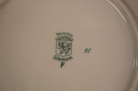 (n-7632) Bavaria Schumann F, puuviljadega taldrikud, 6tk