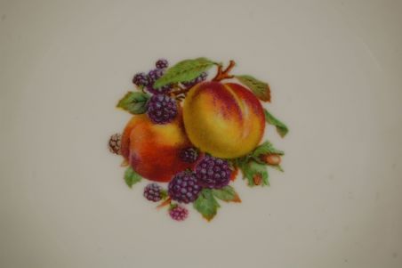 (n-7633) Bavaria Schirnding, puuviljadega koogitaldrikud, 6tk