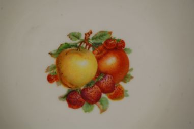 (n-7633) Bavaria Schirnding, puuviljadega koogitaldrikud, 6tk