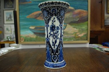 (n-7637/1) Boch Delfts, Royal Sphinx vaas, 1tk