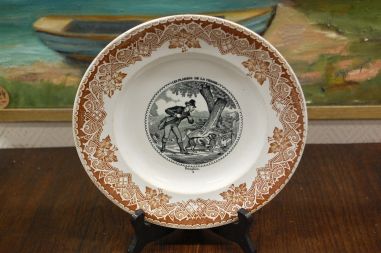 (n-7644) Longwy,  Les Plaisirs de la Chasse, jahiteemaline kollektsioontaldrik