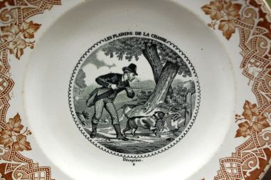 (n-7644) Longwy,  Les Plaisirs de la Chasse, jahiteemaline kollektsioontaldrik