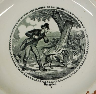 (n-7644) Longwy,  Les Plaisirs de la Chasse, jahiteemaline kollektsioontaldrik