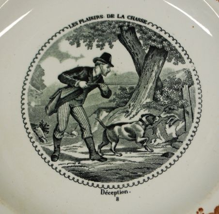 (n-7644) Longwy,  Les Plaisirs de la Chasse, jahiteemaline kollektsioontaldrik