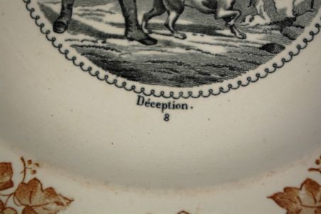 (n-7644) Longwy,  Les Plaisirs de la Chasse, jahiteemaline kollektsioontaldrik