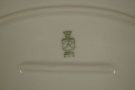 (n-7654/1) Bavaria Wunsiedel R Porcelaine, kalavaagen