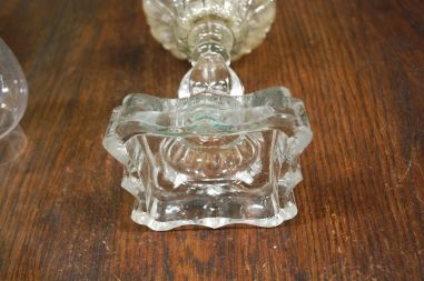 (n-7657) Brevete  L&B klaasist vana õlilamp