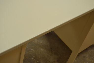 (L-761) Valge retro kirjutuslaud