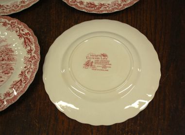 (n-7663) Myotts Country Life, salatitaldrikud, 4tk