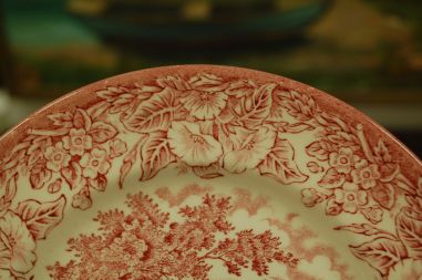 (n-7664) EIT England punased salatitaldrikud, 6tk