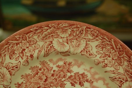 (n-7664) EIT England punased salatitaldrikud, 6tk