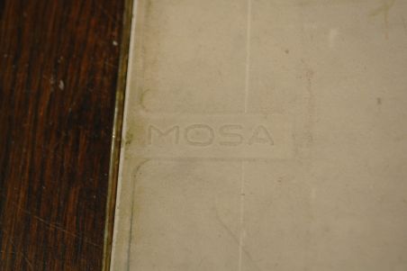 (n-7666) Mosa, purjekatega kuumaalus metallraamis