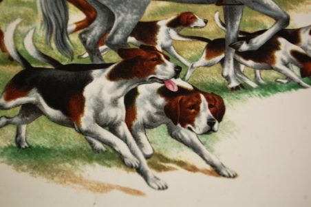 (n-7667) Villeroy & Boch jahiteemaline kuumaalus metallraamis