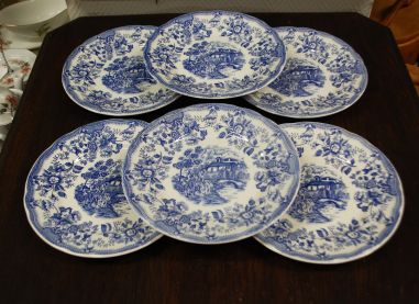 (n-7671) Ironstone Tableware, praetaldrikud, 6tk