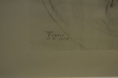 (P-1113) Viiralt, trükirepro Lamav akt tätoveeritud käega