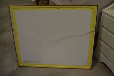 (P-1113) Viiralt, trükirepro Lamav akt tätoveeritud käega