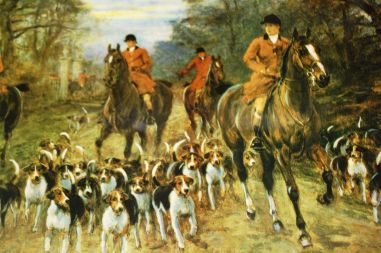 (n-7679) Raamitud jahiteemaline pilt