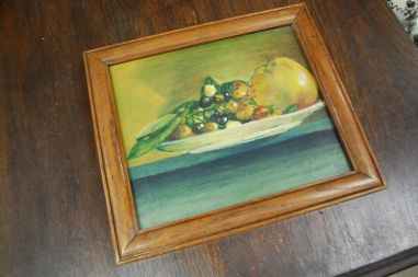 (n-7680) Natüürmort puitraamis