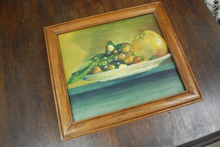 (n-7680) Natüürmort puitraamis