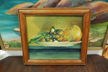 (n-7680) Natüürmort puitraamis