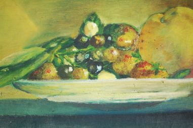 (n-7680) Natüürmort puitraamis