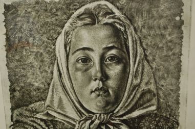 (P-1116) Viiralt, trükirepro Eesti neiu