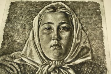 (P-1116) Viiralt, trükirepro Eesti neiu