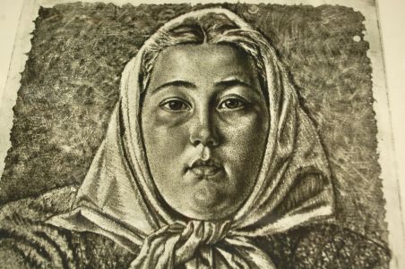 (P-1116) Viiralt, trükirepro Eesti neiu