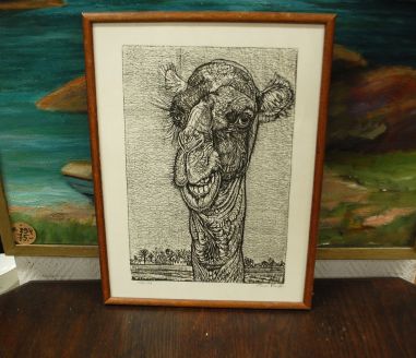 (P-1119) Viiralt, trükirepro Kaameli pea