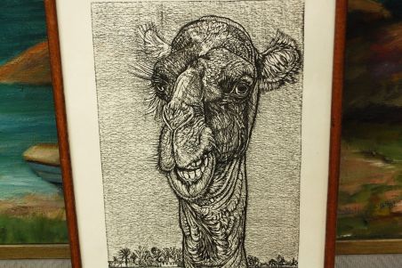 (P-1119) Viiralt, trükirepro Kaameli pea