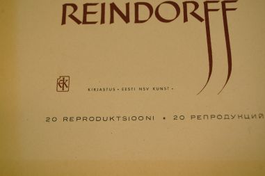 (L-766) Günther Reindorff, mapp reprodega