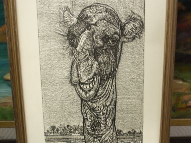 (P-1122) Viiralt, trükirepro Kaameli pea