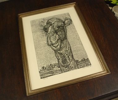 (P-1122) Viiralt, trükirepro Kaameli pea