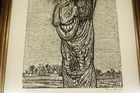 (P-1122) Viiralt, trükirepro Kaameli pea