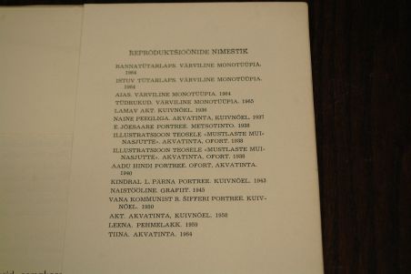 (L-767) Aino Bach, mapp graafiliste lehtedega