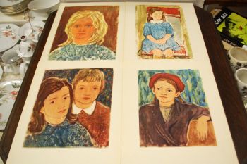 (L-767) Aino Bach, mapp graafiliste lehtedega 2