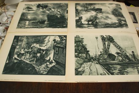 (L-768) Tallinn ja meri,  mapp reprodega