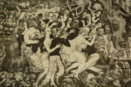 (P-1124) Viiralt, trükirepro Kabaree