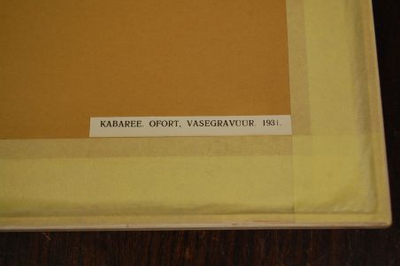 (P-1124) Viiralt, trükirepro Kabaree