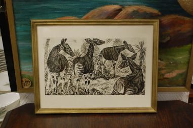 (P-1127) Viiralt, trükirepro Okaapid