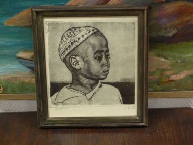 (P-1128) Viiralt, trükirepro Noor araablane