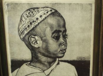 (P-1128) Viiralt, trükirepro Noor araablane 2