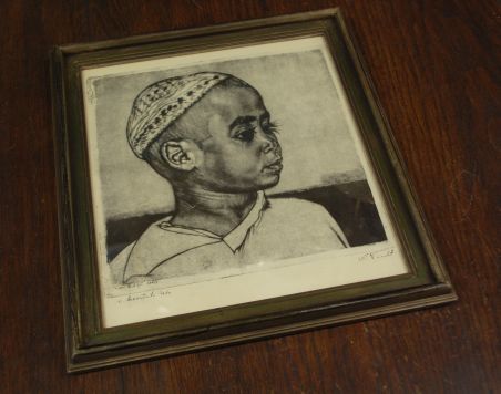 (P-1128) Viiralt, trükirepro Noor araablane