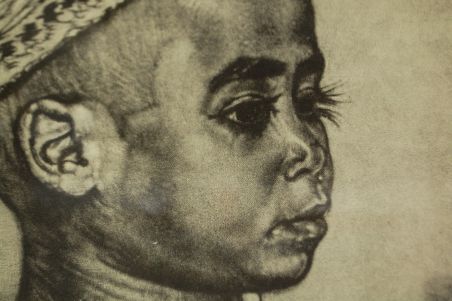 (P-1128) Viiralt, trükirepro Noor araablane