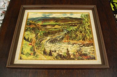 (P-1130) Sven Erixson, raamitud trükk Maastik