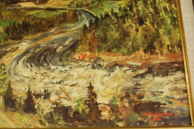 (P-1130) Sven Erixson, raamitud trükk Maastik